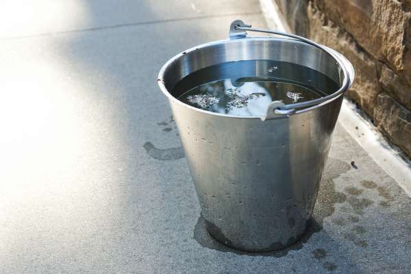Fill A Bucket With Warm Water