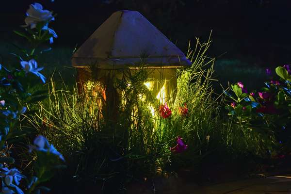Add Fairy Lights And Glow-In-The-Dark Features Fairy Garden
