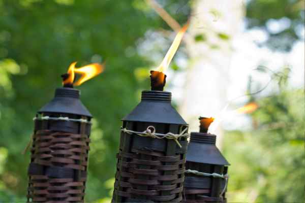 Employing Citronella Candles And Torches