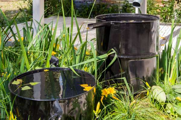 Collecting Rainwater For Lawn Hydration