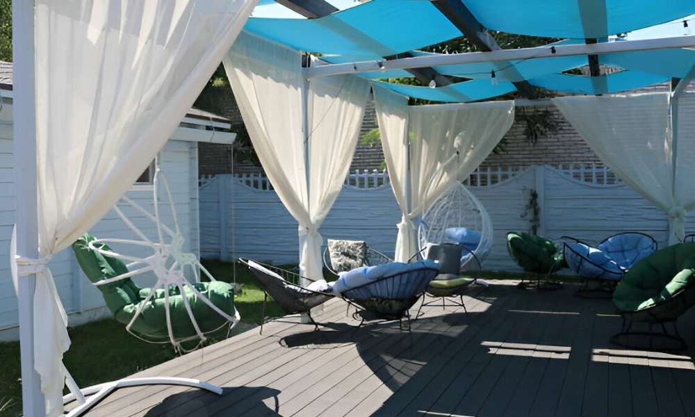 How To Hang Outdoor Curtains On Pergola