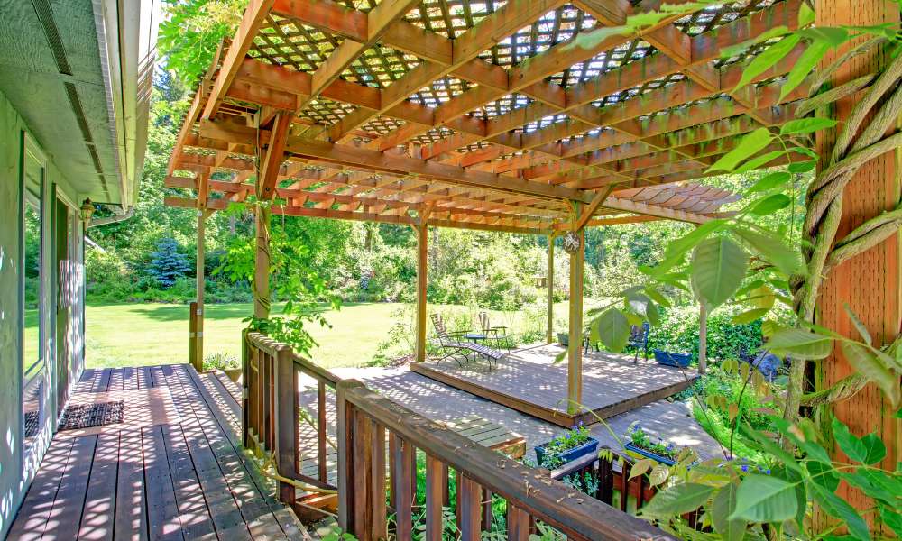 How To Build A Pergola On A Deck Attached To A House