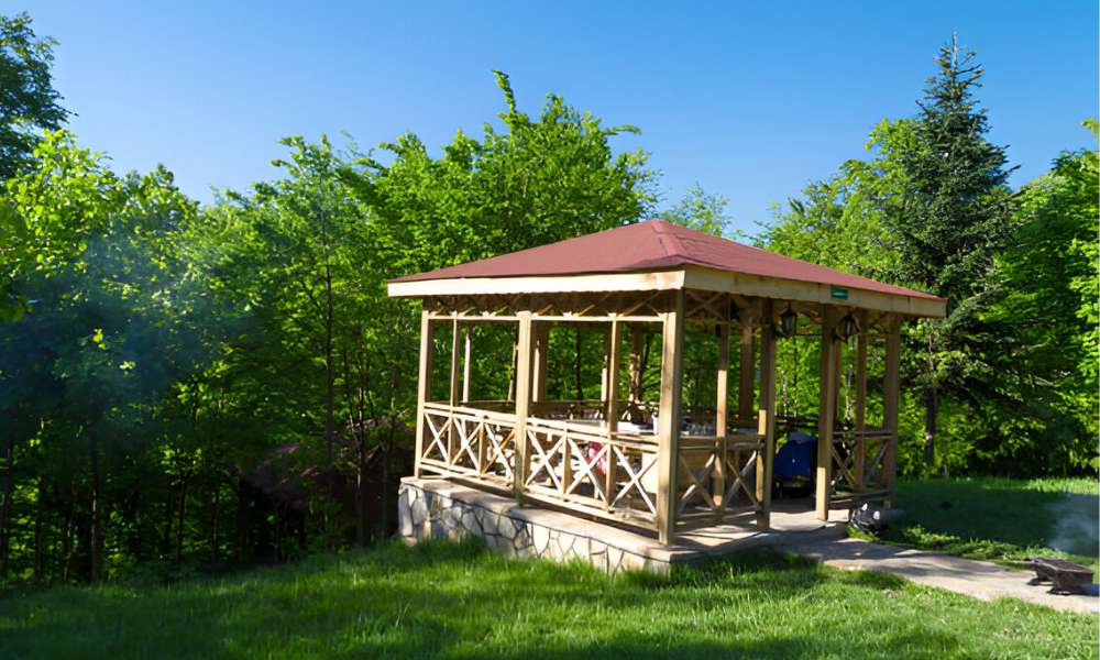 How To Build A Grain Bin Gazebo