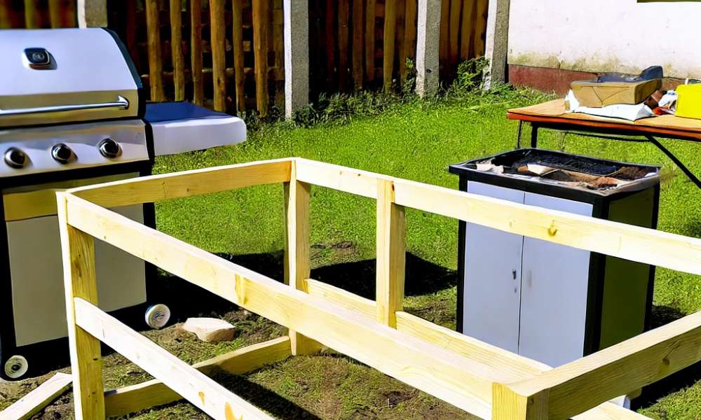 How To Build Outdoor Kitchen Frame