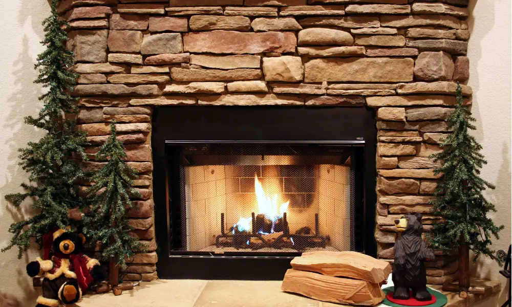 How to light outdoor gas fireplace