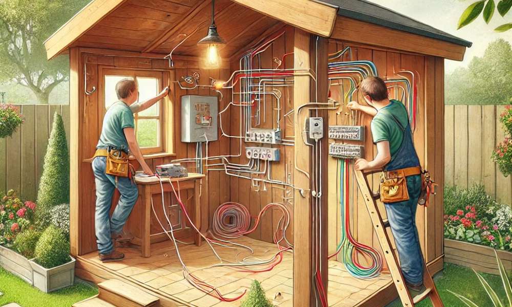 How To Wire A Garden Shed