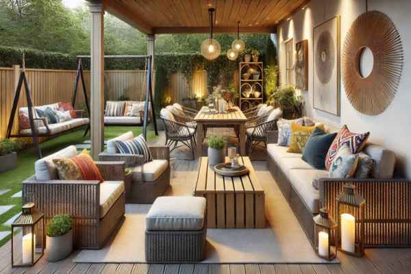 Choosing Comfortable and Stylish Furniture How To Build A Sunken Outdoor Seating Area