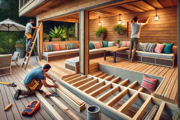 Creating Built-In Seating: Maximize Your Outdoor Space