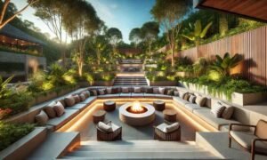 How To Build A Sunken Outdoor Seating Area - Wakeful Home