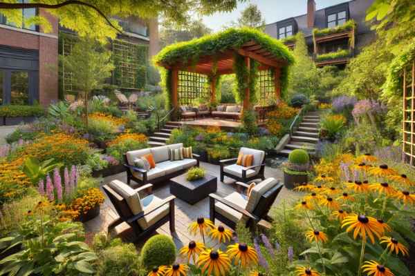 Cincinnati’s Unique Garden Aesthetic: Blending Seating with Nature