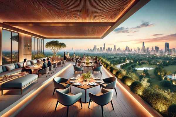 Rooftop Terraces with Scenic Views