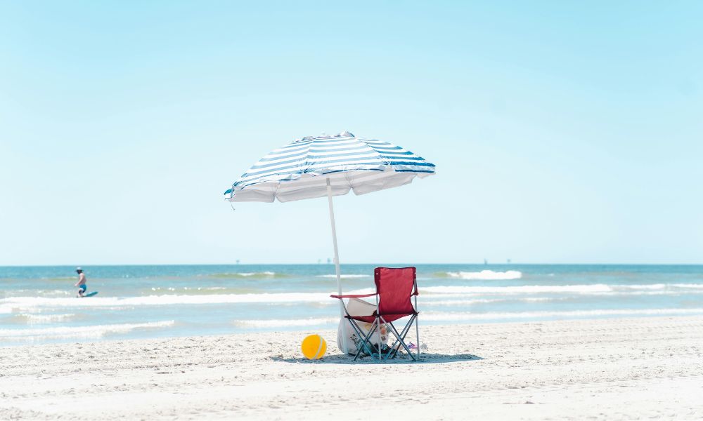 Set Up Beach Umbrella with Anchor
