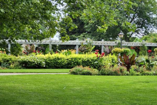 Choosing the Right Spot in Your Garden for Outdoor seating area on grass